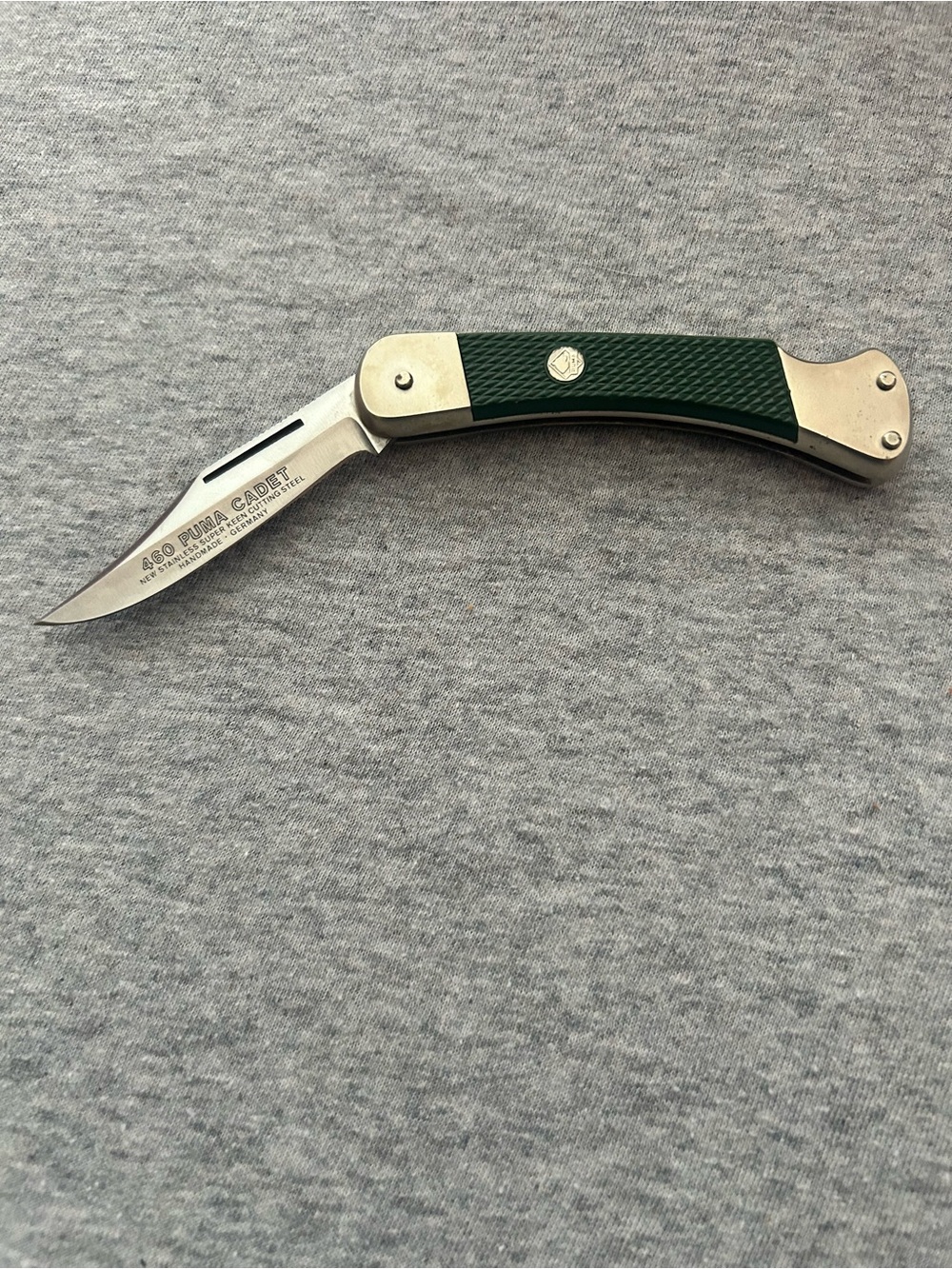 Puma Cadet 460 Green Stainless Slip Joint Pocket Knife